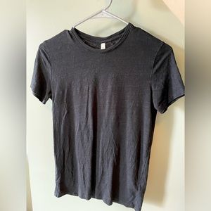 Babaton black linen tee